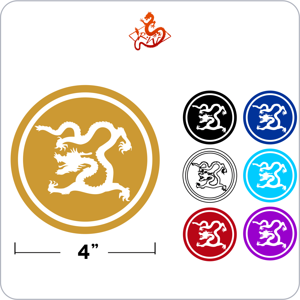 Dragon Circle Decal