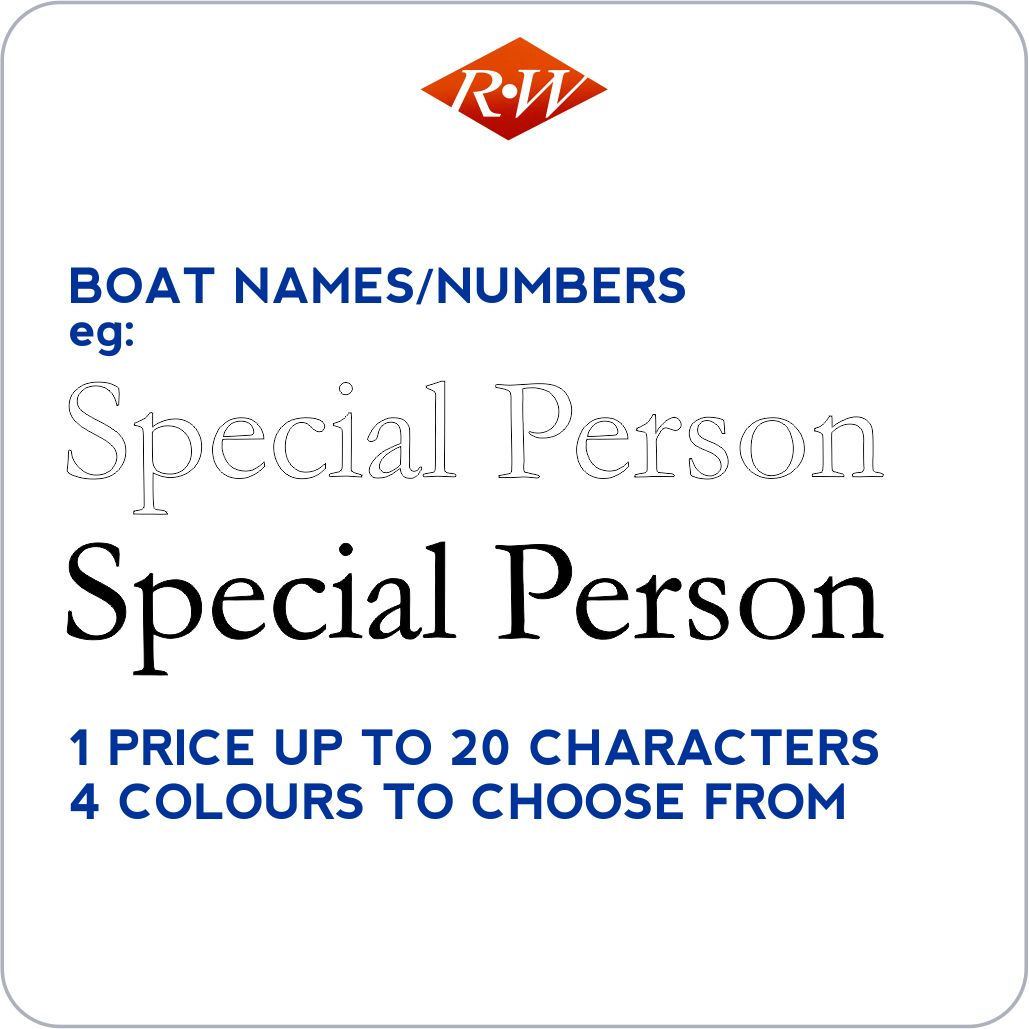 Boat Name Decal