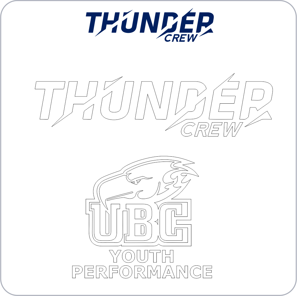 Thunder Decal Set – Row West Activewear
